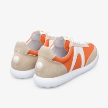 Camper Pelotas XLite Mens Sneakers US-59171 Beige / Dark Orange / White Retailers